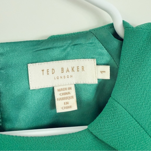 Ted Baker Green Dress w/Belt - Picture 10 of 14